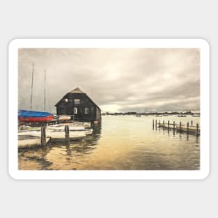 The Harbour At Bosham Sticker